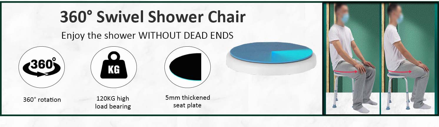 swivel bath stool