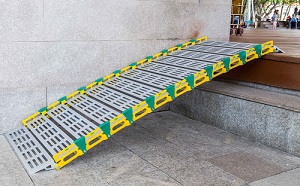 Aluminum handicap ramp portable for stairs Aluminum handicap ramp portable for stairs