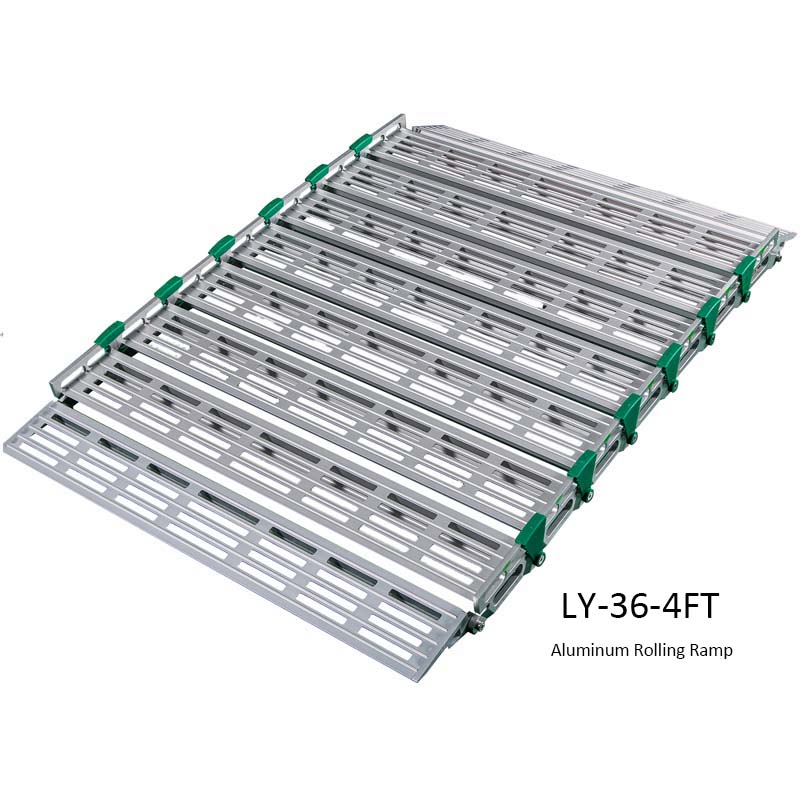 portable wheelchair threshold ramp