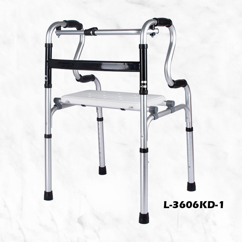 Aluminum lightweight portable walker