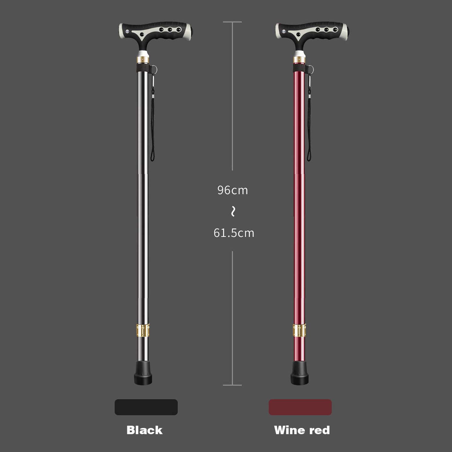 aluminum flashlight walking stick