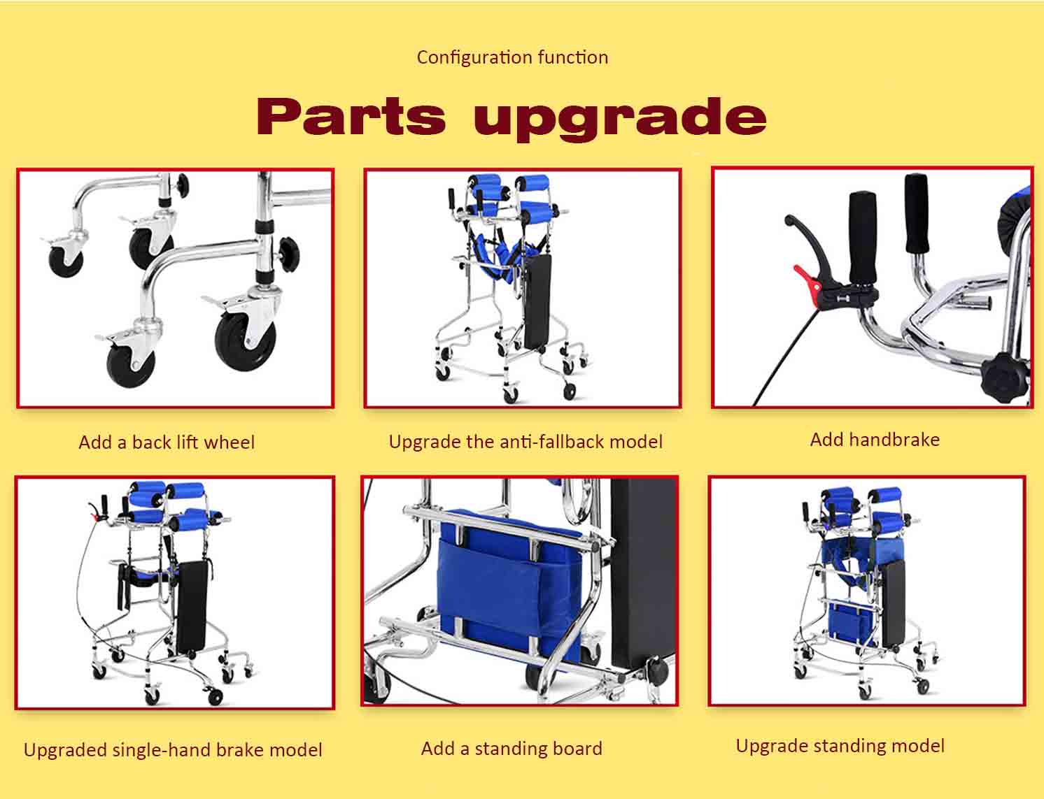 Male or female hemiplegic walking aid